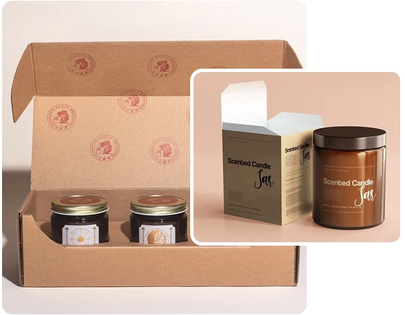 2-Kraft-jar-boxes